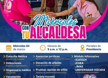 Atenderá Miriam Soto a las familias meoquenses sin previa cita en “Miércoles con tu Alcaldesa”