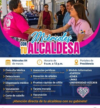 Atenderá Miriam Soto a las familias meoquenses sin previa cita en “Miércoles con tu Alcaldesa”