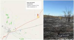 Incendio forestal en Aldama; afectó 30 hectáreas