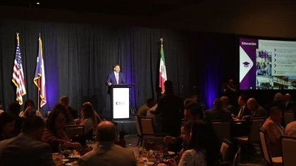 Juarez | Participa alcalde Cruz Pérez Cuéllar en encuentro empresarial CBA en El Paso
