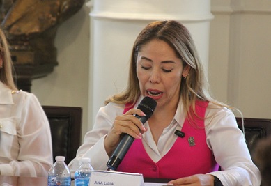 Regidora Ana Lilia Orozco solicita construcción de mural conmemorativo a la No Violencia Contra Mujeres