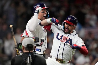 EU sigue con buen paso en Clásico Mundial de Beisbol; gana 9-1 a GB