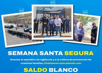Registra municipio de Meoqui Saldo Blanco en Semana Santa