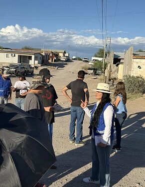 Lucy Marrufo fue a las colonias Porfirio Ornelas y CDP