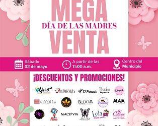 Realizarán en Meoqui Mega Venta del Día de las Madres este 2 de mayo