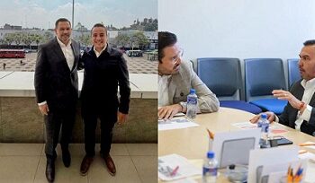Cruz en la CDMX: sostuvo reunión con SICT y Lozano