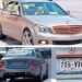 Protestan vs Maru en Mercedes con placas ilegales