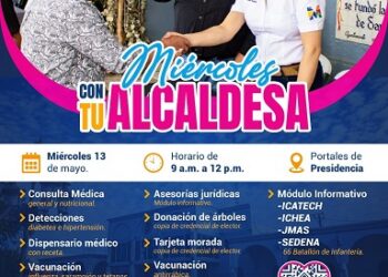 Miriam Soto y su gabinete brindarán atención directa a la ciudadanía sin previa cita mañana en “Miércoles con tu Alcaldesa”