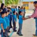 Entregan mochilas y útiles escolares: Presidente Felipe Armando Reyes Mancha. 