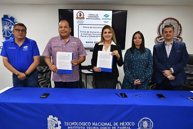 Más de 1,400 estudiantes se beneficiarán con convenio entre el Tecnológico de Parral y CONALEP Chihuahua
