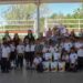 Realiza entrega Ismael Pérez Pavía de apoyo de pintura para la Primaria Fray Pedro de Gante