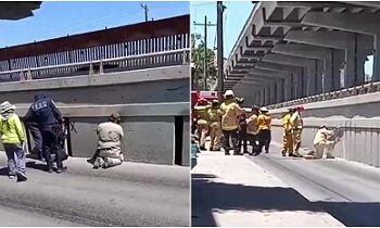 Encontraron cuerpo de mujer dentro de viaducto en Tijuana 