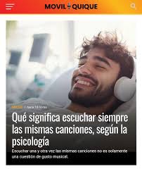 Qué significa escuchar siempre las mismas canciones, según la psicología