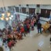 Ayer asistieron 103 niños a la Escuela Bíblica infantil en El Restaurador