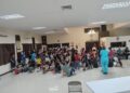Ayer asistieron 103 niños a la Escuela Bíblica infantil en El Restaurador