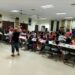 Ayer asistieron 124 niños a la Escuela Bíblica infantil en El Restaurador