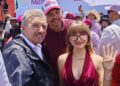 Asistieron a la plaza de la mexicanidad el Dr. Ubaldo Eliaz Paez y Cristina Villalobos en ciudad Juarez, ayer
