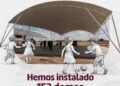 Cruz Pérez Cuéllar supera la meta y consolida 152 domos en escuelas de Ciudad Juárez.