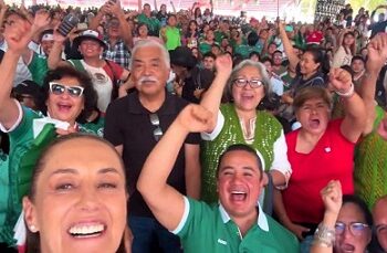 Celebra Sheinbaum inauguración del Mundial desde Fan Fest
