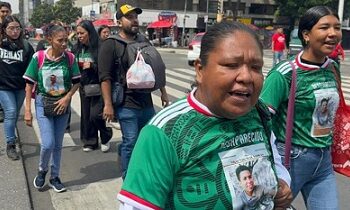 Llegaron al Zócalo madres buscadoras
