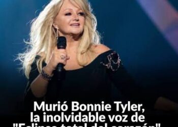 Falleció la cantante Bonnie Tyler a los 75 años
