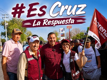Cruz Pérez Cuéllar afirma en Delicias que Chihuahua «quiere un cambio» y llama a fortalecer la organización de Morena