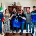 La presidenta Lucy Marrufo y la Tec. Mariana Lira, realizarón la entrega de uniformes al equipo de sóftbol