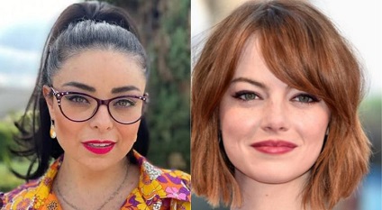 Aseguró Violeta Isfel que la confunden con ¡Emma Stone!; la tunden