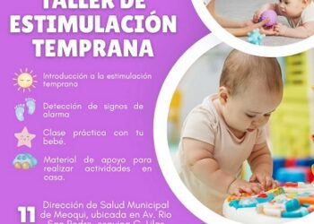 Invita Gobierno de Meoqui a taller gratuito de estimulación temprana para mamás con bebés