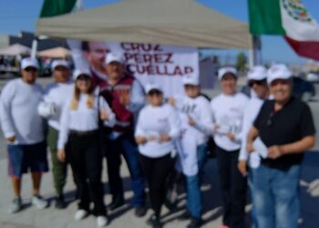 Encabezan el Dr. Ubaldo Eliaz Páez y Cristina Villalobos mega crucero ciudadano de respaldo a Cruz Pérez Cuéllar