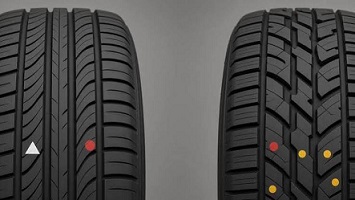 Pocos lo saben: para qué sirven los puntos amarillos y rojos en las llantas de los autos y para qué están