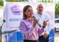 “A mí me vieron caminar por esta calle descalza y ahora está pavimentada”: Miriam Soto en entrega de calle en Las Puentes