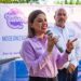 “A mí me vieron caminar por esta calle descalza y ahora está pavimentada”: Miriam Soto en entrega de calle en Las Puentes