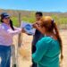 Recorre la alcaldesa Lucy Marrufo la cordillera desde San Antonio del Bravo hacia Ojinaga para apoyar en sus necesidades a los habitantes.