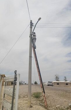 Coyame: Seguimos trabajando en recuperar el alumbrado público, del Mangle y Cuchillo Parado.