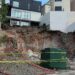 Derrumbe pone en riesgo dos casas en Residencial San Francisco