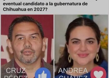 Cruz Pérez Cuéllar gana encuesta frente a Andrea Chávez