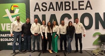 Regresa delegación chihuahuense del PVEM tras participar en la asamblea nacional 2026