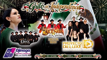 El Gobierno Municipal invita a la ciudadanía a los festejos por el CCXVI Aniversario del Grito de Independencia