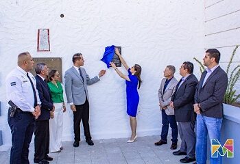 Encabeza Miriam Soto honores y develación de mural a Miguel Hidalgo en antiguo Cuartel Militar de Meoqui