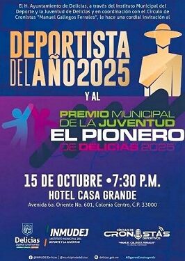 Delicias: Últimos días para participar en los premios Deportista del Año y Municipal a la Juventud