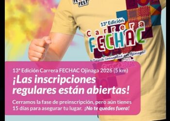 ¡las inscripciones regulares para la 13ª Edición de la Carrera FECHAC 5K están abiertas!