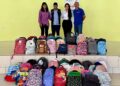 DIF: Entrego el Ing. Alonso Pérez, director ejecutivo de la JMAS el donativo de 80 mochilas