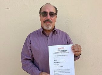 Joel Lujan se registra para buscar la coordinación de Morena en Manuel Benavides