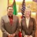 Cruz Pérez Cuéllar se reúne con Katherine Beamer, cónsul de Estados Unidos en Ciudad Juárez