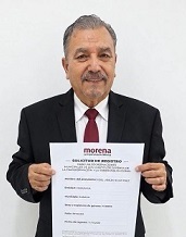 Ubaldo Eliaz Páez se registra para buscar la coordinación de Morena Ojinaga