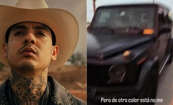 ¿Natanael Cano destruyó su camioneta de lujo? Esto se sabe 