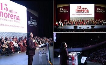 Celebra MORENA 15 años y llama a cerrar filas rumbo a 2027